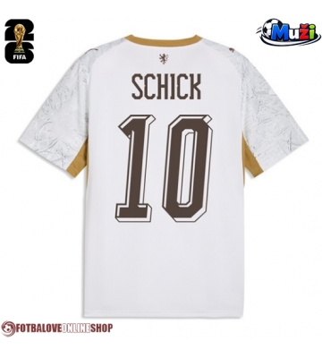 Česká republika Patrik Schick #10 Venkovní Dres MS 2026 Krátkým Rukávem