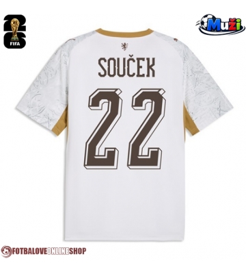 Česká republika Tomas Soucek #22 Venkovní Dres MS 2026 Krátkým Rukávem