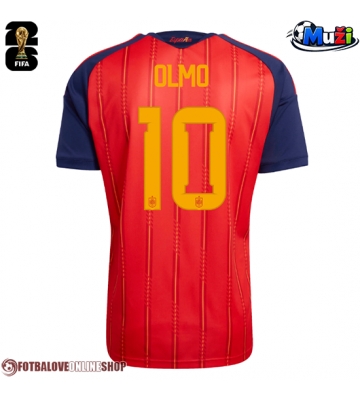 Španělsko Dani Olmo #10 Domácí Dres MS 2026 Krátkým Rukávem