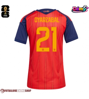 Španělsko Mikel Oyarzabal #21 Domácí Dres pro Dámy MS 2026 Krátkým Rukávem