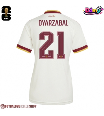 Španělsko Mikel Oyarzabal #21 Venkovní Dres pro Dámy MS 2026 Krátkým Rukávem