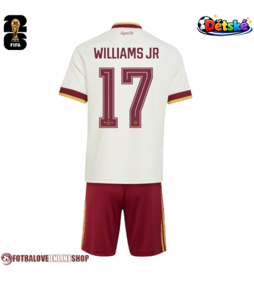 Španělsko Nico Williams #17 Venkovní dres komplet pro Děti MS 2026 Krátkým Rukávem (+ Krátké kalhoty)