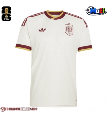 Španělsko Venkovní Dres MS 2026 Krátkým Rukávem