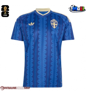 Švédsko Venkovní Dres MS 2026 Krátkým Rukávem