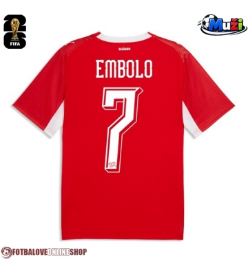 Švýcarsko Breel Embolo #7 Domácí Dres MS 2026 Krátkým Rukávem