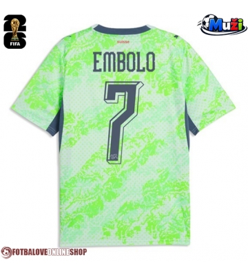 Švýcarsko Breel Embolo #7 Venkovní Dres MS 2026 Krátkým Rukávem