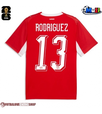 Švýcarsko Ricardo Rodriguez #13 Domácí Dres MS 2026 Krátkým Rukávem
