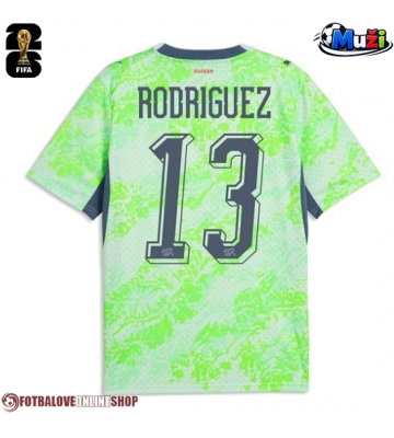 Švýcarsko Ricardo Rodriguez #13 Venkovní Dres MS 2026 Krátkým Rukávem
