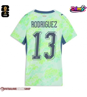 Švýcarsko Ricardo Rodriguez #13 Venkovní Dres pro Dámy MS 2026 Krátkým Rukávem