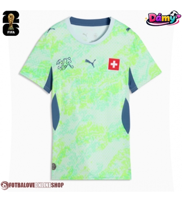 Švýcarsko Venkovní Dres pro Dámy MS 2026 Krátkým Rukávem
