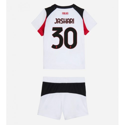 AC Milan Ardon Jashari #30 Venkovní dres komplet pro Děti 2025-26 Krátkým Rukávem (+ Krátké kalhoty) AC Milan Ardon Jashari #30 Venkovní dres komplet pro Děti 2025-26 Krátkým Rukávem (+ Krátké kalhoty)