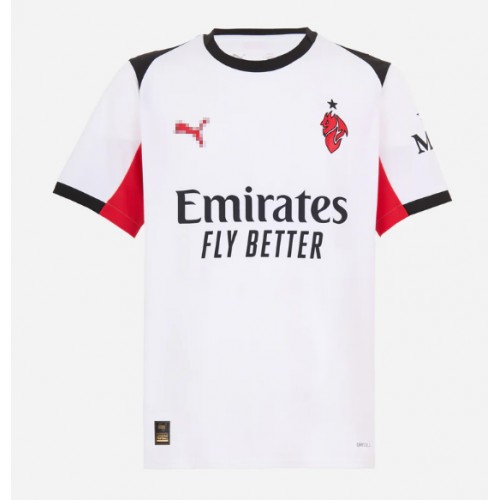 AC Milan Christian Pulisic #11 Venkovní Dres 2025-26 Krátkým Rukávem AC Milan Christian Pulisic #11 Venkovní Dres 2025-26 Krátkým Rukávem