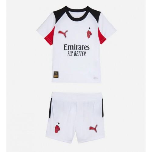 AC Milan Christopher Nkunku #18 Venkovní dres komplet pro Děti 2025-26 Krátkým Rukávem (+ Krátké kalhoty) AC Milan Christopher Nkunku #18 Venkovní dres komplet pro Děti 2025-26 Krátkým Rukávem (+ Krátké kalhoty)