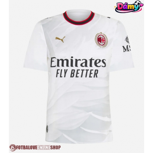 AC Milan Diego Moreira #22 Venkovní Dres pro Dámy 2026-27 Krátkým Rukávem