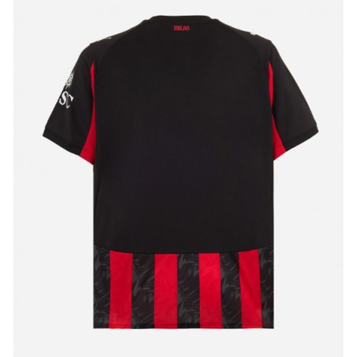 AC Milan Domácí Dres 2025-26 Krátkým Rukávem AC Milan Domácí Dres 2025-26 Krátkým Rukávem