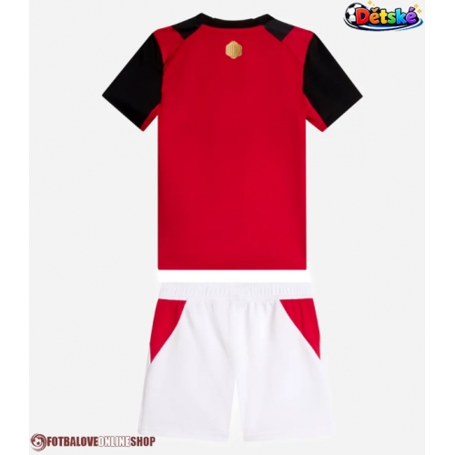 AC Milan Domácí dres komplet pro Děti 2026-27 Krátkým Rukávem (+ Krátké kalhoty)