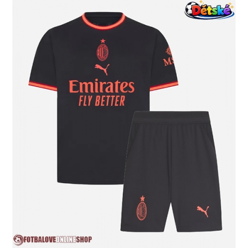 AC Milan Fikayo Tomori #23 Alternativní dres komplet pro Děti 2026-27 Krátkým Rukávem (+ Krátké kalhoty)
