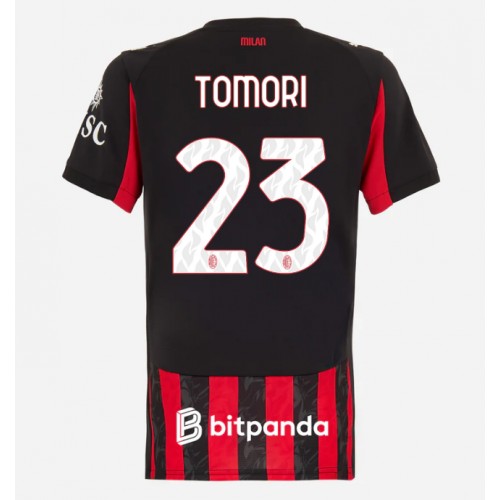AC Milan Fikayo Tomori #23 Domácí Dres pro Dámy 2025-26 Krátkým Rukávem AC Milan Fikayo Tomori #23 Domácí Dres pro Dámy 2025-26 Krátkým Rukávem