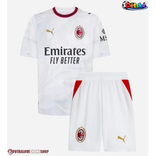 AC Milan Fikayo Tomori #23 Venkovní dres komplet pro Děti 2026-27 Krátkým Rukávem (+ Krátké kalhoty)