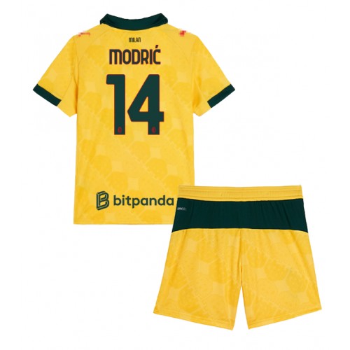 AC Milan Luka Modric #14 Alternativní dres komplet pro Děti 2025-26 Krátkým Rukávem (+ Krátké kalhoty) AC Milan Luka Modric #14 Alternativní dres komplet pro Děti 2025-26 Krátkým Rukávem (+ Krátké kalhoty)