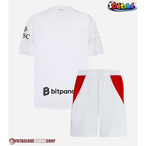 AC Milan Venkovní dres komplet pro Děti 2026-27 Krátkým Rukávem (+ Krátké kalhoty)