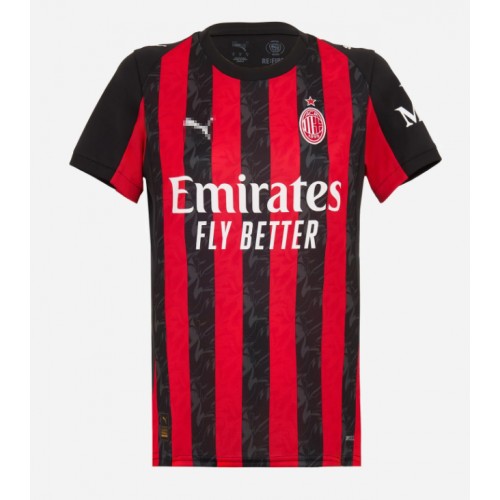 AC Milan Youssouf Fofana #19 Domácí Dres pro Dámy 2025-26 Krátkým Rukávem AC Milan Youssouf Fofana #19 Domácí Dres pro Dámy 2025-26 Krátkým Rukávem