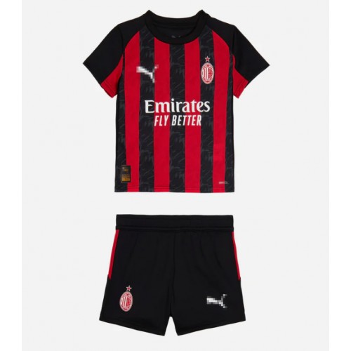 AC Milan Youssouf Fofana #19 Domácí dres komplet pro Děti 2025-26 Krátkým Rukávem (+ Krátké kalhoty) AC Milan Youssouf Fofana #19 Domácí dres komplet pro Děti 2025-26 Krátkým Rukávem (+ Krátké kalhoty)