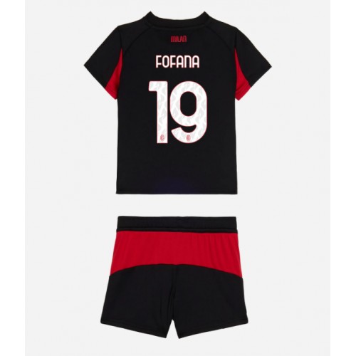 AC Milan Youssouf Fofana #19 Domácí dres komplet pro Děti 2025-26 Krátkým Rukávem (+ Krátké kalhoty) AC Milan Youssouf Fofana #19 Domácí dres komplet pro Děti 2025-26 Krátkým Rukávem (+ Krátké kalhoty)