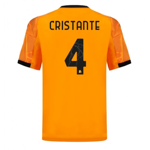 AS Roma Bryan Cristante #4 Venkovní Dres 2025-26 Krátkým Rukávem AS Roma Bryan Cristante #4 Venkovní Dres 2025-26 Krátkým Rukávem
