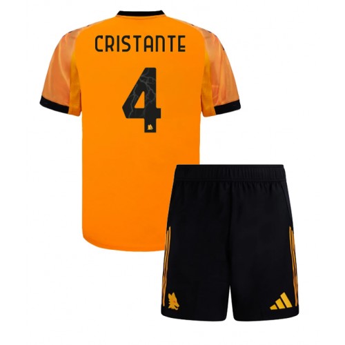 AS Roma Bryan Cristante #4 Venkovní dres komplet pro Děti 2025-26 Krátkým Rukávem (+ Krátké kalhoty) AS Roma Bryan Cristante #4 Venkovní dres komplet pro Děti 2025-26 Krátkým Rukávem (+ Krátké kalhoty)