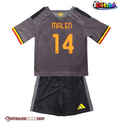 AS Roma Donyell Malen #14 Alternativní dres komplet pro Děti 2026-27 Krátkým Rukávem (+ Krátké kalhoty)
