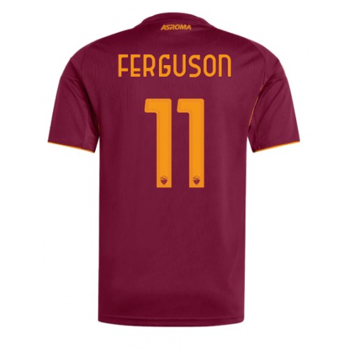 AS Roma Evan Ferguson #11 Domácí Dres 2025-26 Krátkým Rukávem AS Roma Evan Ferguson #11 Domácí Dres 2025-26 Krátkým Rukávem