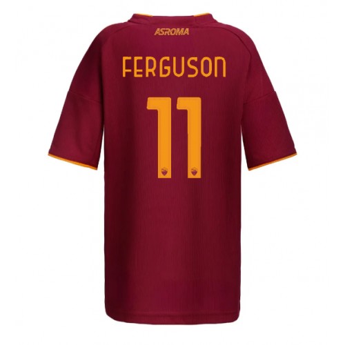 AS Roma Evan Ferguson #11 Domácí Dres pro Dámy 2025-26 Krátkým Rukávem AS Roma Evan Ferguson #11 Domácí Dres pro Dámy 2025-26 Krátkým Rukávem