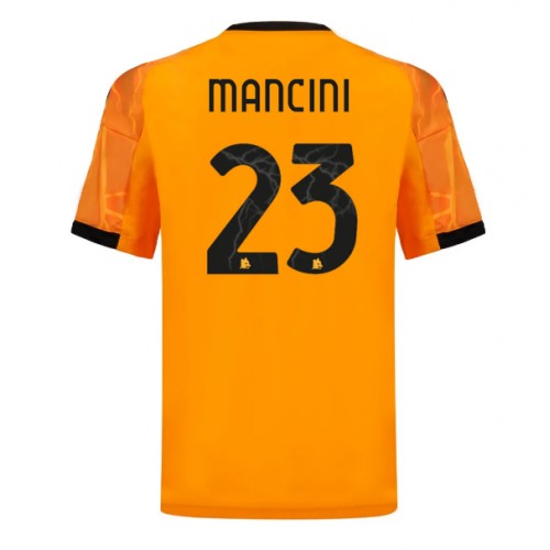 AS Roma Gianluca Mancini #23 Venkovní Dres 2025-26 Krátkým Rukávem AS Roma Gianluca Mancini #23 Venkovní Dres 2025-26 Krátkým Rukávem