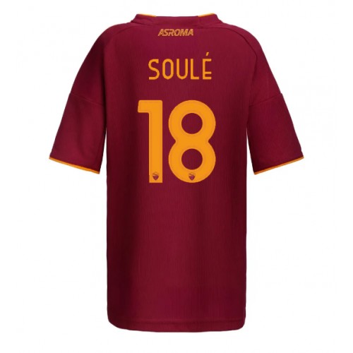 AS Roma Matias Soule #18 Domácí Dres pro Dámy 2025-26 Krátkým Rukávem AS Roma Matias Soule #18 Domácí Dres pro Dámy 2025-26 Krátkým Rukávem