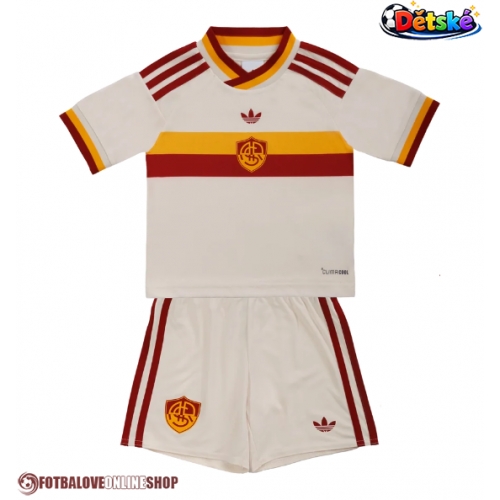 AS Roma Matias Soule #18 Venkovní dres komplet pro Děti 2026-27 Krátkým Rukávem (+ Krátké kalhoty)