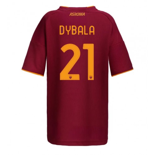 AS Roma Paulo Dybala #21 Domácí Dres pro Dámy 2025-26 Krátkým Rukávem AS Roma Paulo Dybala #21 Domácí Dres pro Dámy 2025-26 Krátkým Rukávem
