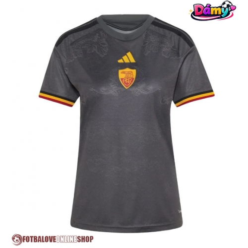 AS Roma Rodrigo Mora #86 Alternativní Dres pro Dámy 2026-27 Krátkým Rukávem