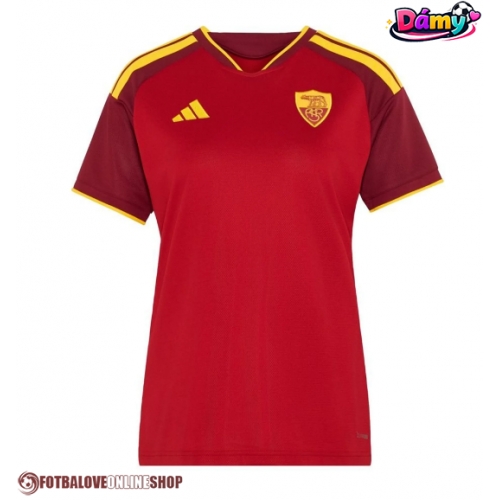 AS Roma Rodrigo Mora #86 Domácí Dres pro Dámy 2026-27 Krátkým Rukávem