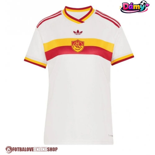 AS Roma Rodrigo Mora #86 Venkovní Dres pro Dámy 2026-27 Krátkým Rukávem