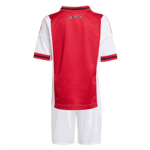 Ajax Domácí dres komplet pro Děti 2025-26 Krátkým Rukávem (+ Krátké kalhoty)