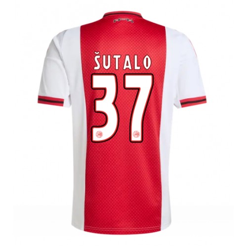Ajax Josip Sutalo #37 Domácí Dres 2025-26 Krátkým Rukávem Ajax Josip Sutalo #37 Domácí Dres 2025-26 Krátkým Rukávem