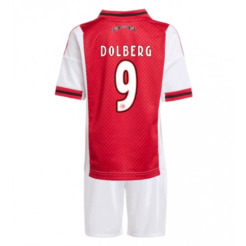 Ajax Kasper Dolberg #9 Domácí dres komplet pro Děti 2025-26 Krátkým Rukávem (+ Krátké kalhoty) Ajax Kasper Dolberg #9 Domácí dres komplet pro Děti 2025-26 Krátkým Rukávem (+ Krátké kalhoty)