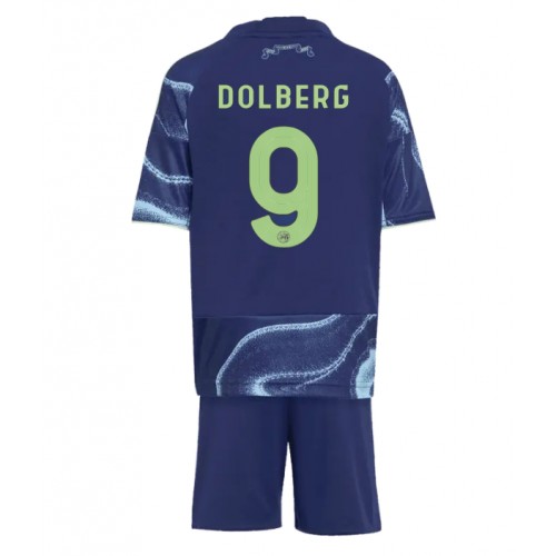 Ajax Kasper Dolberg #9 Venkovní dres komplet pro Děti 2025-26 Krátkým Rukávem (+ Krátké kalhoty) Ajax Kasper Dolberg #9 Venkovní dres komplet pro Děti 2025-26 Krátkým Rukávem (+ Krátké kalhoty)