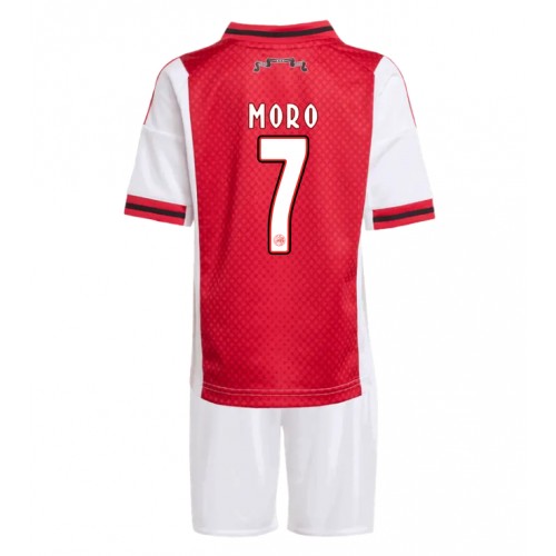 Ajax Raul Moro #7 Domácí dres komplet pro Děti 2025-26 Krátkým Rukávem (+ Krátké kalhoty) Ajax Raul Moro #7 Domácí dres komplet pro Děti 2025-26 Krátkým Rukávem (+ Krátké kalhoty)