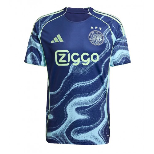Ajax Raul Moro #7 Venkovní Dres 2025-26 Krátkým Rukávem Ajax Raul Moro #7 Venkovní Dres 2025-26 Krátkým Rukávem
