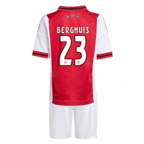 Ajax Steven Berghuis #23 Domácí dres komplet pro Děti 2025-26 Krátkým Rukávem (+ Krátké kalhoty) Ajax Steven Berghuis #23 Domácí dres komplet pro Děti 2025-26 Krátkým Rukávem (+ Krátké kalhoty)