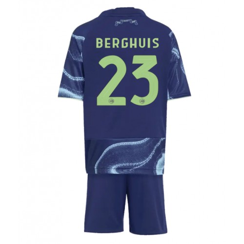 Ajax Steven Berghuis #23 Venkovní dres komplet pro Děti 2025-26 Krátkým Rukávem (+ Krátké kalhoty) Ajax Steven Berghuis #23 Venkovní dres komplet pro Děti 2025-26 Krátkým Rukávem (+ Krátké kalhoty)