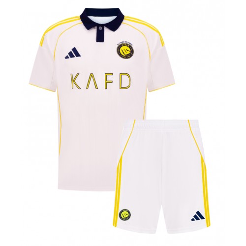Al-Nassr Cristiano Ronaldo #7 Alternativní dres komplet pro Děti 2025-26 Krátkým Rukávem (+ Krátké kalhoty)