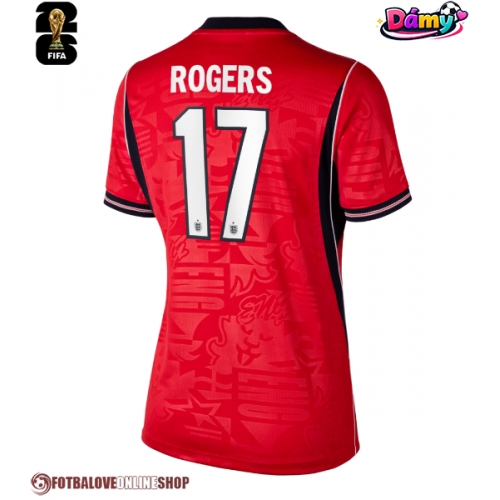 Anglie Morgan Rogers #17 Venkovní Dres pro Dámy MS 2026 Krátkým Rukávem